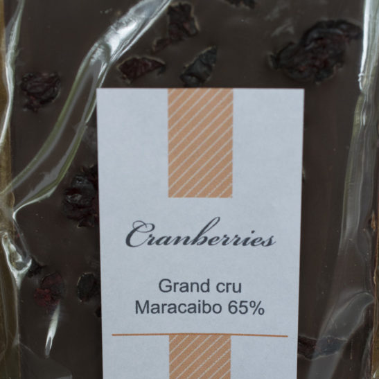 Grand cru Maracaibo 65% Cranberries