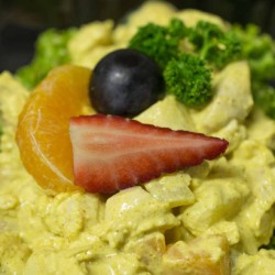Poulet-Curry-Salat