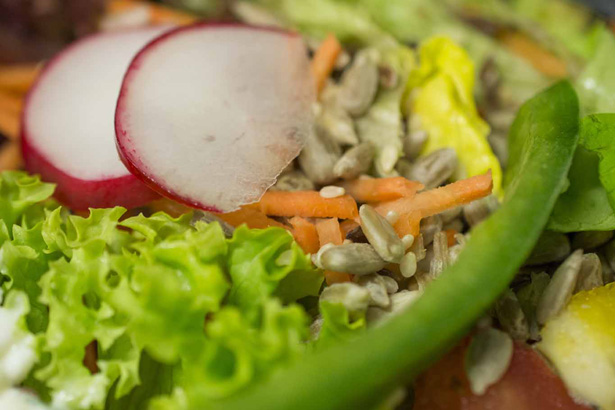 Fit-Salat mit Hüttenkäse
